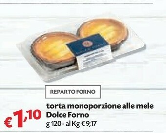 Pam Dolce Forno Torta Monoporzione Alle Mele offerta