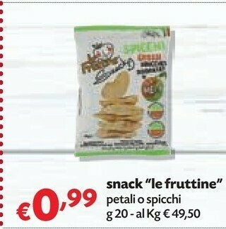 Pam Snack Le Fruttine offerta