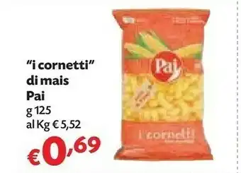 Pam Pai Cornetti Di Mais 125 G(ml) offerta