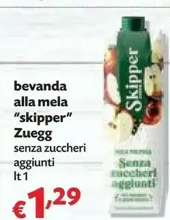 Pam Zuegg Skipper Bevanda Mela Senza Zuccheri offerta