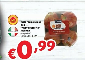 Pam Melinda Mele Red Delicius Dop offerta