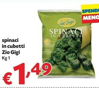 Pam Zio Gigi Spinaci In Cubetti offerta