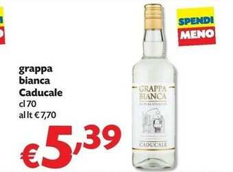Pam Caducale Grappa Bianca offerta