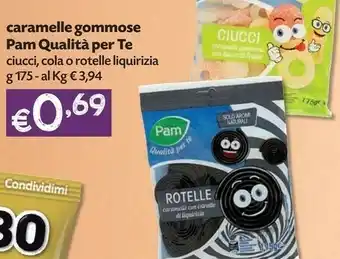 Pam Pam Caramelle Gommose offerta