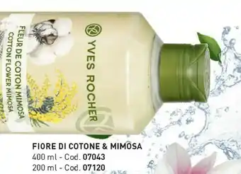 Yves Rocher Yves Rocher Fiore Di Cotone & Mimosa offerta