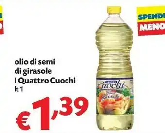 Pam I Quattro Cuochi - Olio Di Semi Di Mais 1000 G(ml) offerta