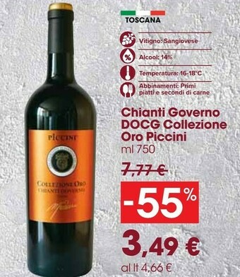 Carrefour Market Piccini Chianti offerta