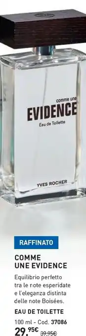 Yves Rocher Yves Rocher Comme Une Evidence offerta