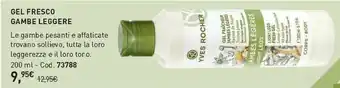 Yves Rocher Gel Fresco Gambe Leggere