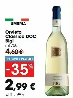Carrefour Market Bigi Vino bianco offerta
