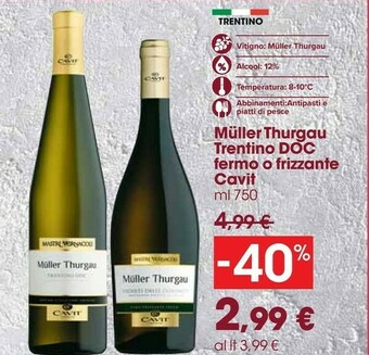 Carrefour Market Muller Thurgau offerta