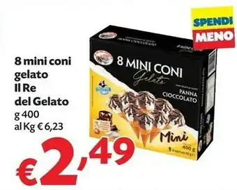 Pam Il Re Del Gelato 8 Mini Coni Gelato offerta