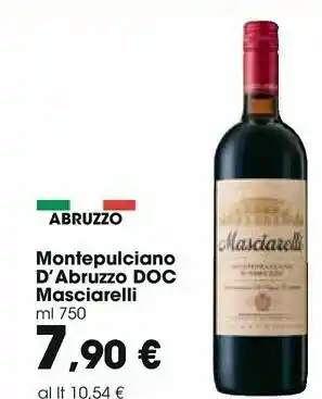 Carrefour Market Masciarelli Montepulciano d'Abruzzo offerta