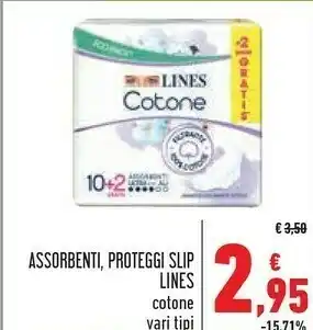 Conad City Lines Assorbenti lines offerta