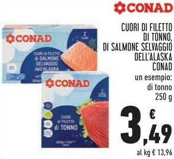 Conad Dell Filetti di salmone offerta