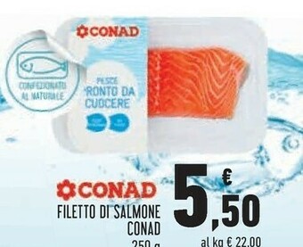 Conad Conad Filetto Di Salmone offerta