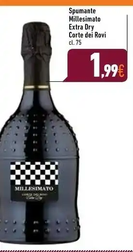 C+C Italmarket Corte Dei Rovi Spumante Millesimato Extra Dry offerta