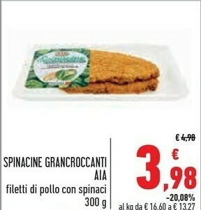 Conad City Aia Spinacine offerta