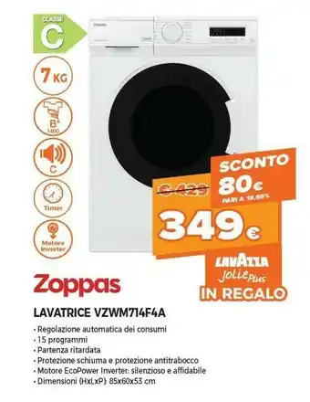 Expert Zoppas VZWM714F4A offerta
