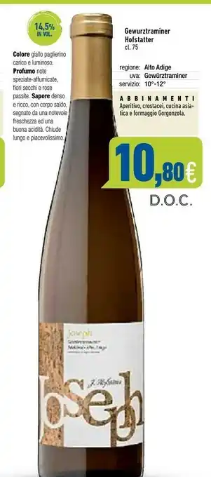 Gewurztraminer Hofstatter