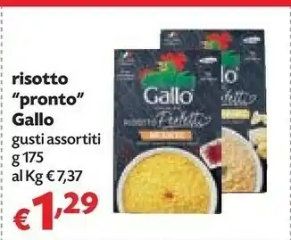 Pam Gallo Risotto Alla Zucca 175 G(ml) offerta