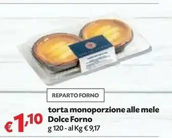 Pam Dolce Forno Torta Monoporzione Alle Mele offerta