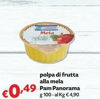 Pam Polpa Di Frutta Alla Mela offerta