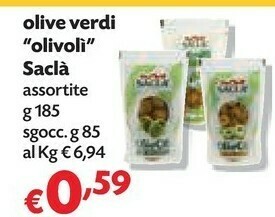 Pam Saclà Olive offerta