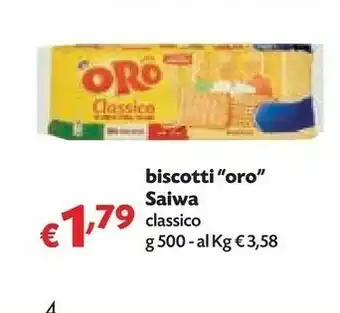 Pam Saiwa Oro Classico offerta