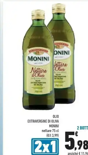 Conad Monini Olio Extravergine Di Oliva Nettare 75 Cl offerta