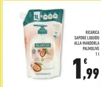 Conad Palmolive Ricarica Sapone Liquido Alla Mandorla 1000 Ml offerta