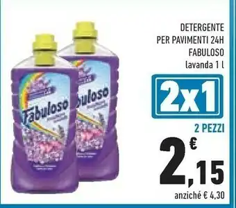 Conad Fabuloso Detergente Per Pavimenti 24H offerta