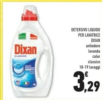 Conad Dixan Detersivo lavatrice offerta