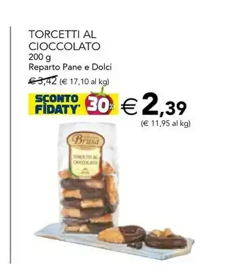 Esselunga Brusa Torcetti Al Cioccolato offerta