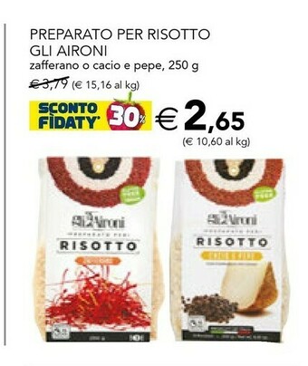 Esselunga Preparato Per Risotto Gli Aironi offerta