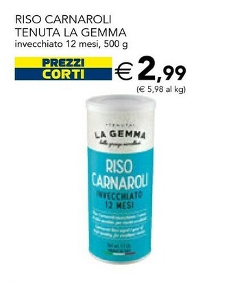 Esselunga La Gemma Riso Carnaroli Tenuta offerta