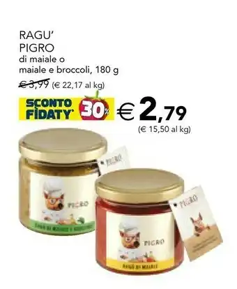 Esselunga Ragu Pigro Di Maiale O Maiale E Broccoli offerta