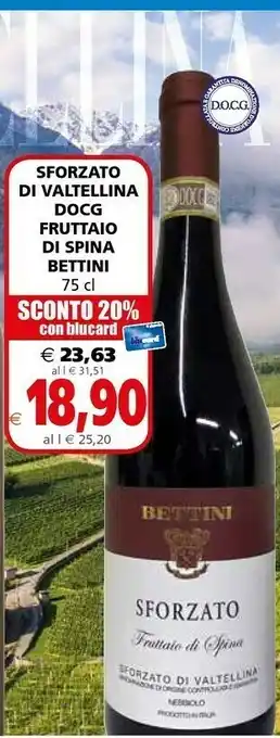 Il Gigante Valtellina Vino rosso offerta