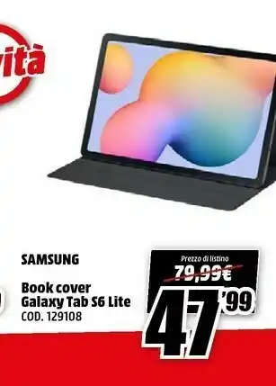 MediaWorld Samsung Tablet offerta