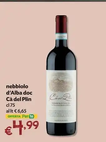 Pam Cà Del Plin Nebbiolo D'alba Doc offerta