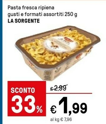 Iper La Grande La sorgente Pasta Fresca Ripiena offerta