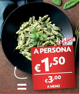 Pam Trofie Al Pesto Genovese offerta