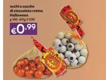 Pam Occhi O Zucche Di Cioccolato Retina Halloween offerta