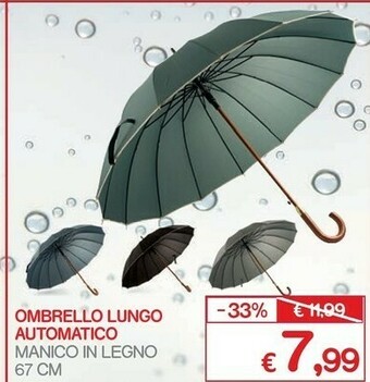 Satur Ombrello Lungo Automatico offerta