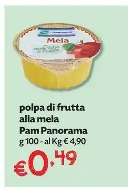 Pam Pam & Panorama - Mela 100% Polpa Di Frutta 100 G(ml) offerta