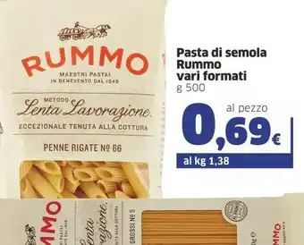 Sigma Rummo Penne Rigate N°66 500 G(ml) offerta