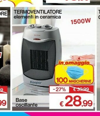 Satur Kooper Termoventilatore offerta