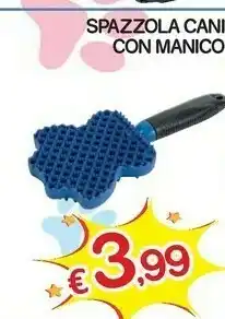 Satur Spazzola Cani Con Manico offerta