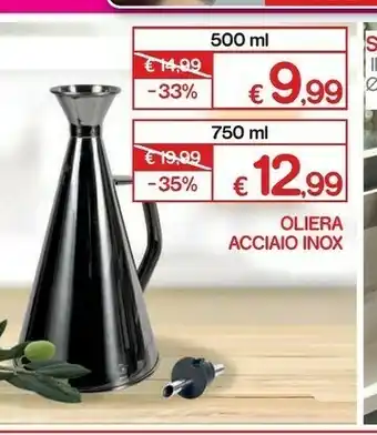 Satur Oliera Acciaio Inox 500ml offerta