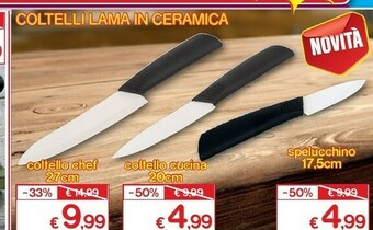 Satur Coltelli Lama In Ceramica offerta